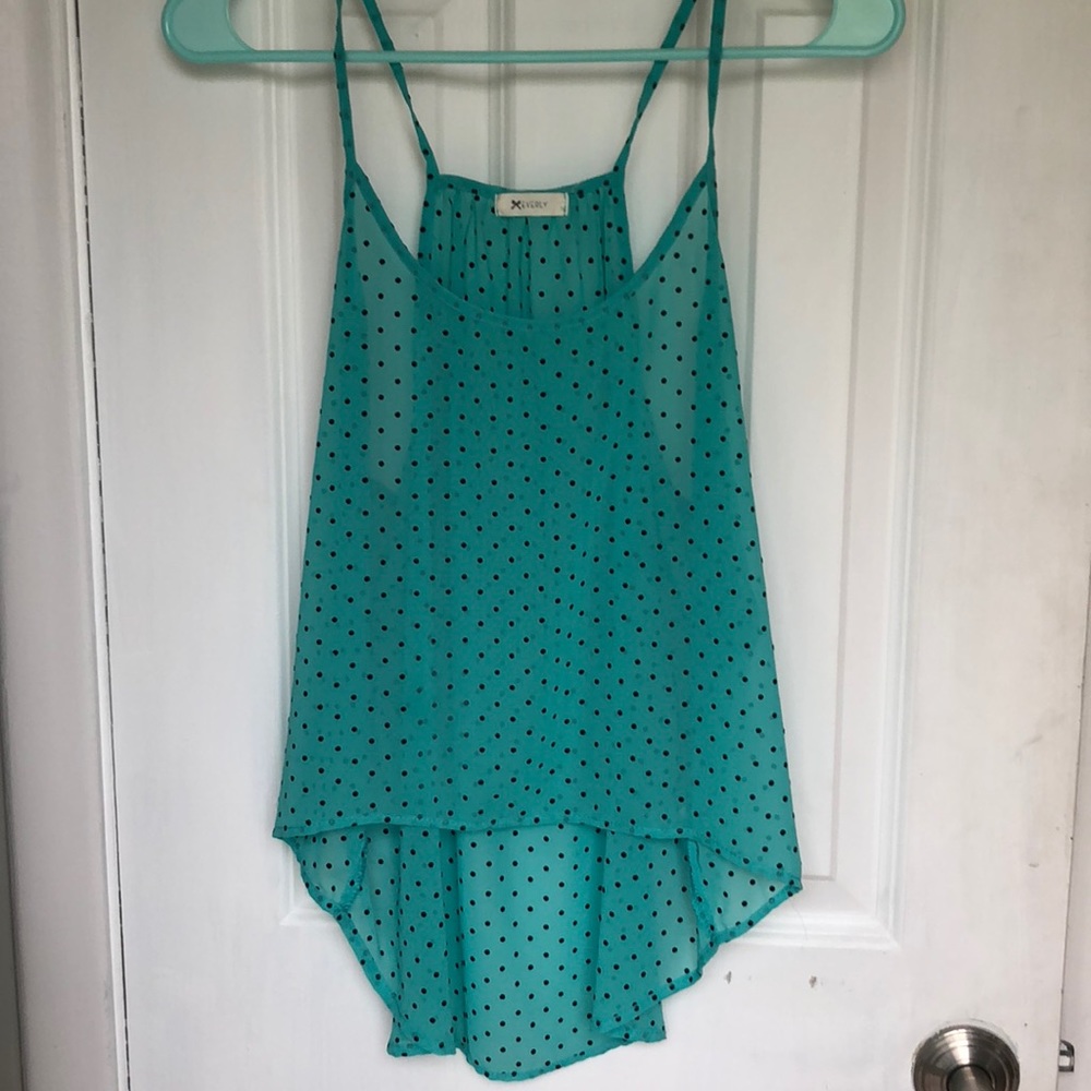 Teal tank top